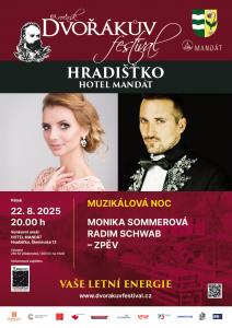 Dvořákův festival: Muzikálová noc, Hotel Mandát, Hradištko