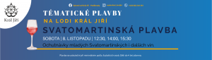 Svatomartinská plavba na lodi Král Jiří, Poděbrady