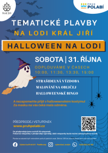 Halloween na lodi Král Jiří 