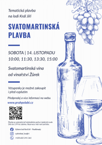  Svatomartinská plavba na lodi Král Jiří 